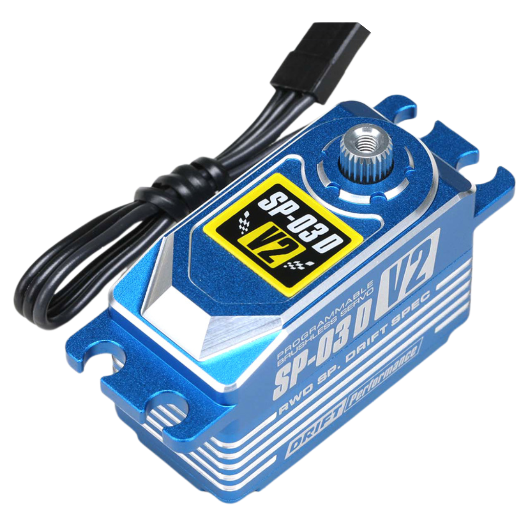 ヨコモ　SP-03D ブラシレスサーボ　DRIFT Performance Yokomo SP-03D Version 2 Drift 18kg Brushless Steering Servo Blue