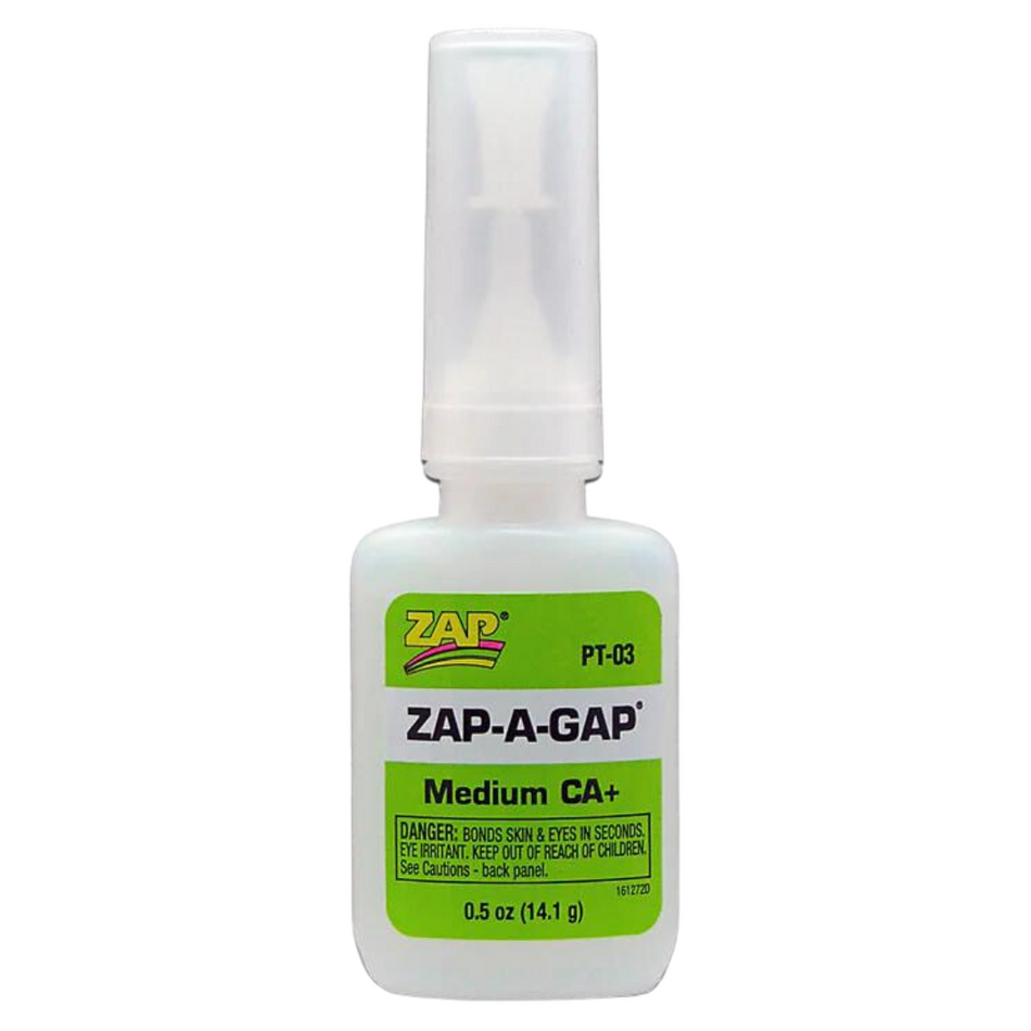 ZAP PT-03 1/2oz. 14.1g Green Zap-A-Gap Ca+ Cyanoacrylate Glue B15A