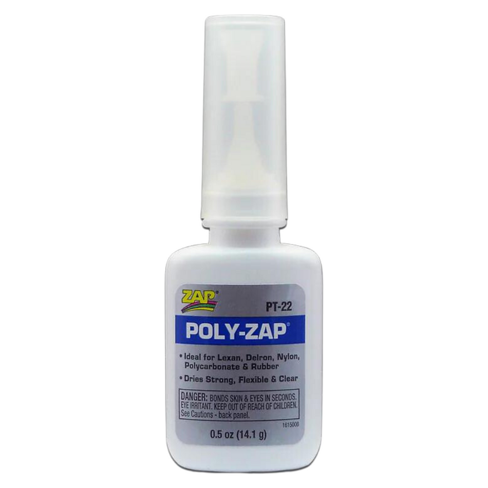ZAP PT-22 1/2oz. 14.1g POLY-ZAP CA Cyanoacrylate Glue A09A