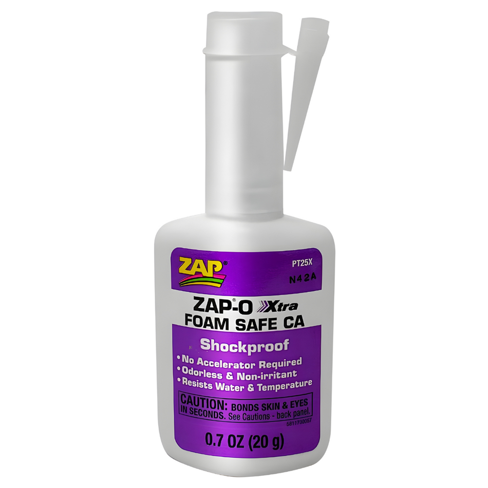 ZAP Zap-O Medium Foam Safe Shock Proof CA Glue 0.7oz PT-25X