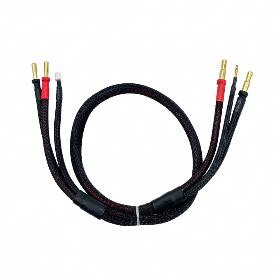 4mm-5mm Bullet to 4mm Bullet Plug Balance Charge Lead 60cm