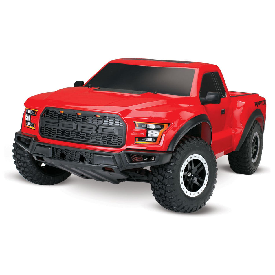 Traxxa Slash Ford F-150 Raptor 1/10 2WD RTR RC Short Course Truck (Red) 58094-1