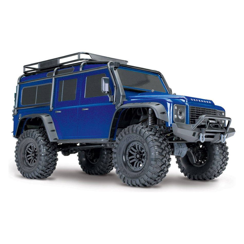 Traxxas TRX-4 Land Rover Defender RTR RC Trail Rock Crawler (Metallic Blue) 82056-4