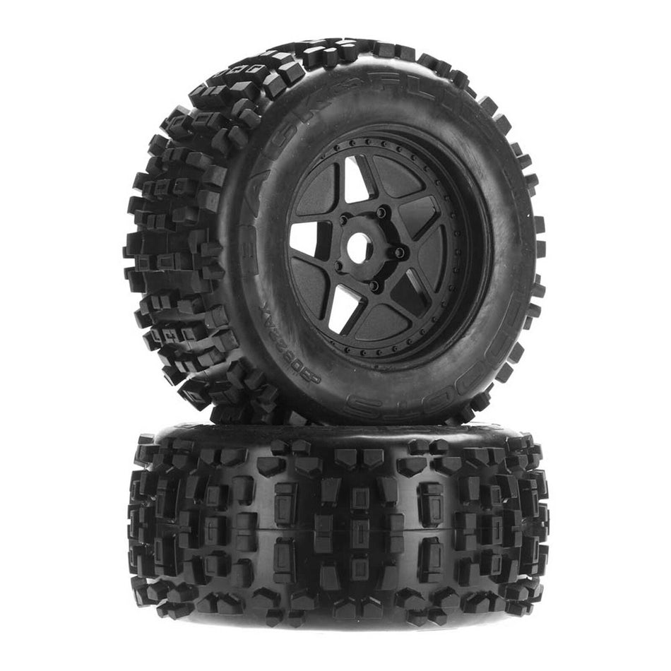 Arrma Boots Backflip MT 6S 3.8" Tyre & Wheel Set 17mm Hex 510092