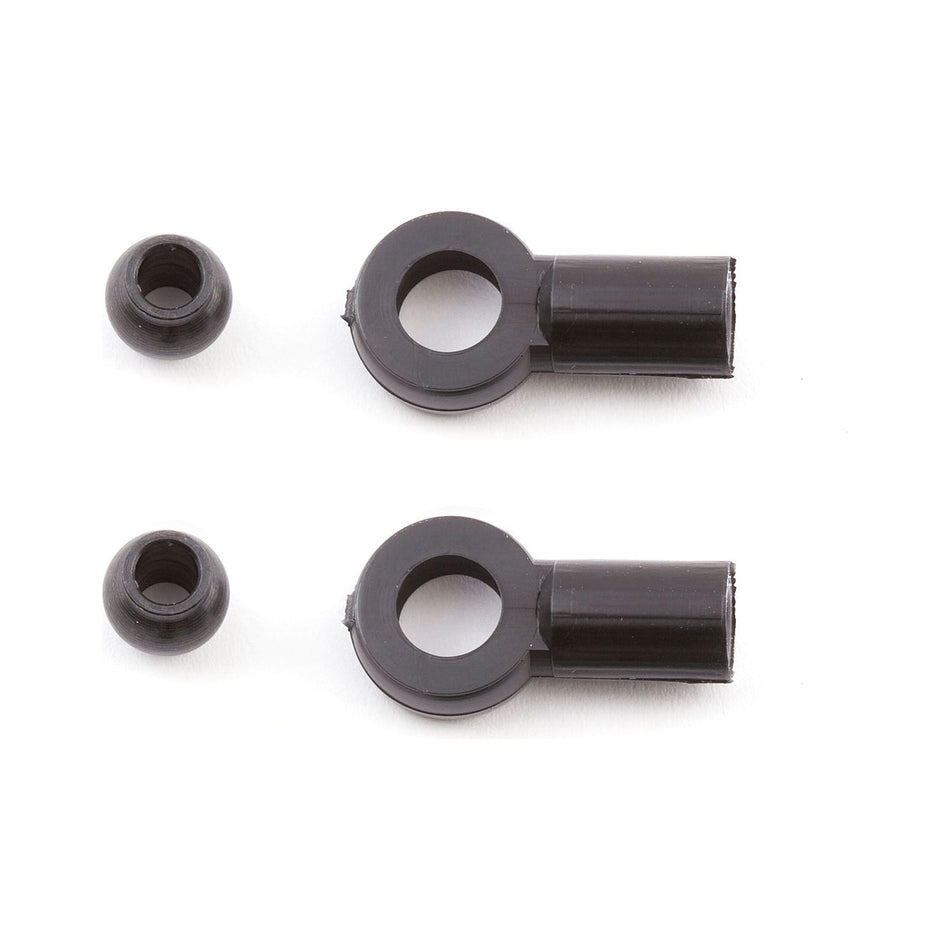 Team Associated Shock Rod Ends with Plastic Pivot Balls 7217