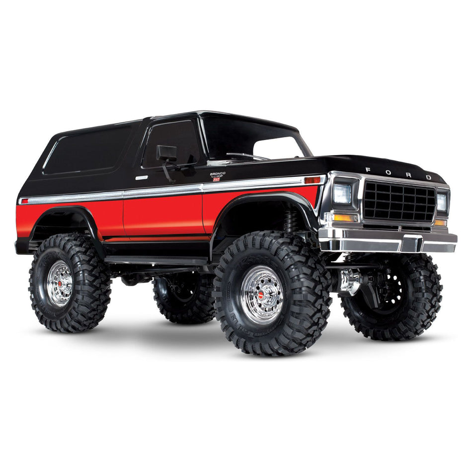 Traxxas TRX-4 Ford Bronco 1/10 4WD RTR RC Rock Crawler (Red) 82046-4