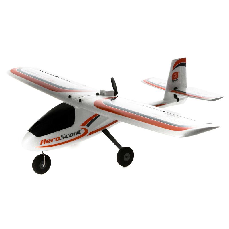 Hobbyzone HBZ3800 AeroScout S 1.1m RTF RC Pusher Trainer Plane