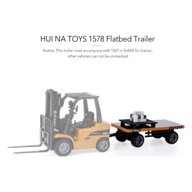 Huina HN1578 R/C Construction Trailer for forklift
