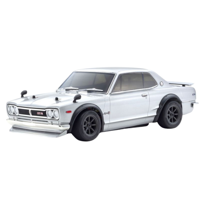 Kyosho Nissan Skyline 2000 GT-R KPGC10 1/10 EP 4WD FAZER Mk2 Silver 34425T1