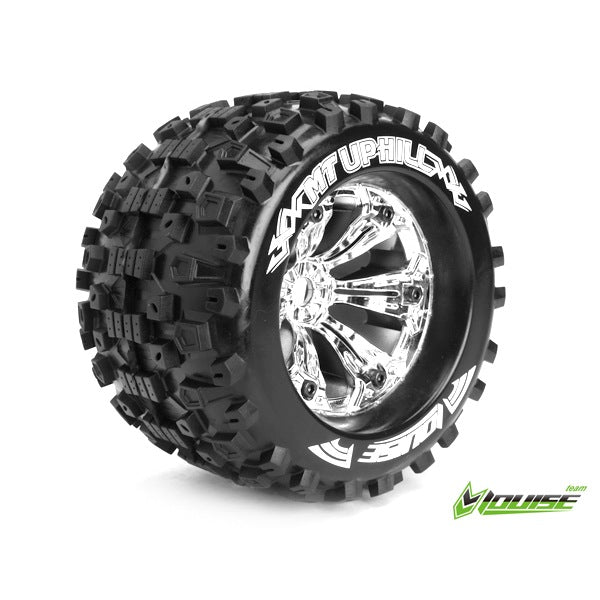 Louise 3219CH RC MT-Uphill 1/8 Monster Truck Tyres Chrome 2pcs