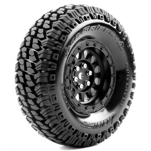 Louise LT3344VBC CR-Griffin Super Soft Crawler Tyre 1.9in Class Tyre 12mm Hex Chrome Black