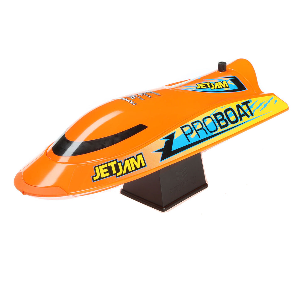 Pro Boat Jet Jam 12" Self-Righting Pool Racer Brushed RTR, Orange PRB08031T1