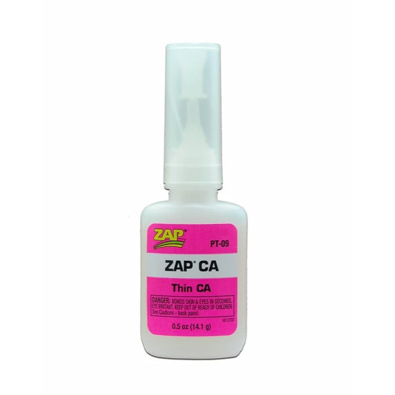 Zap PT09-A-Gap 1/2oz Cyanoacrylic Super Thin Fast Drying Pink