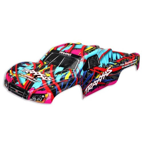 Traxxas 4WD Slash Body Hawaiian Graphics Painted with Decals Applied 5849