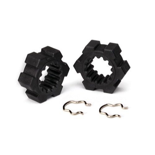 Traxxas 7756 Wheel Hubs with Hex and Hex Clips