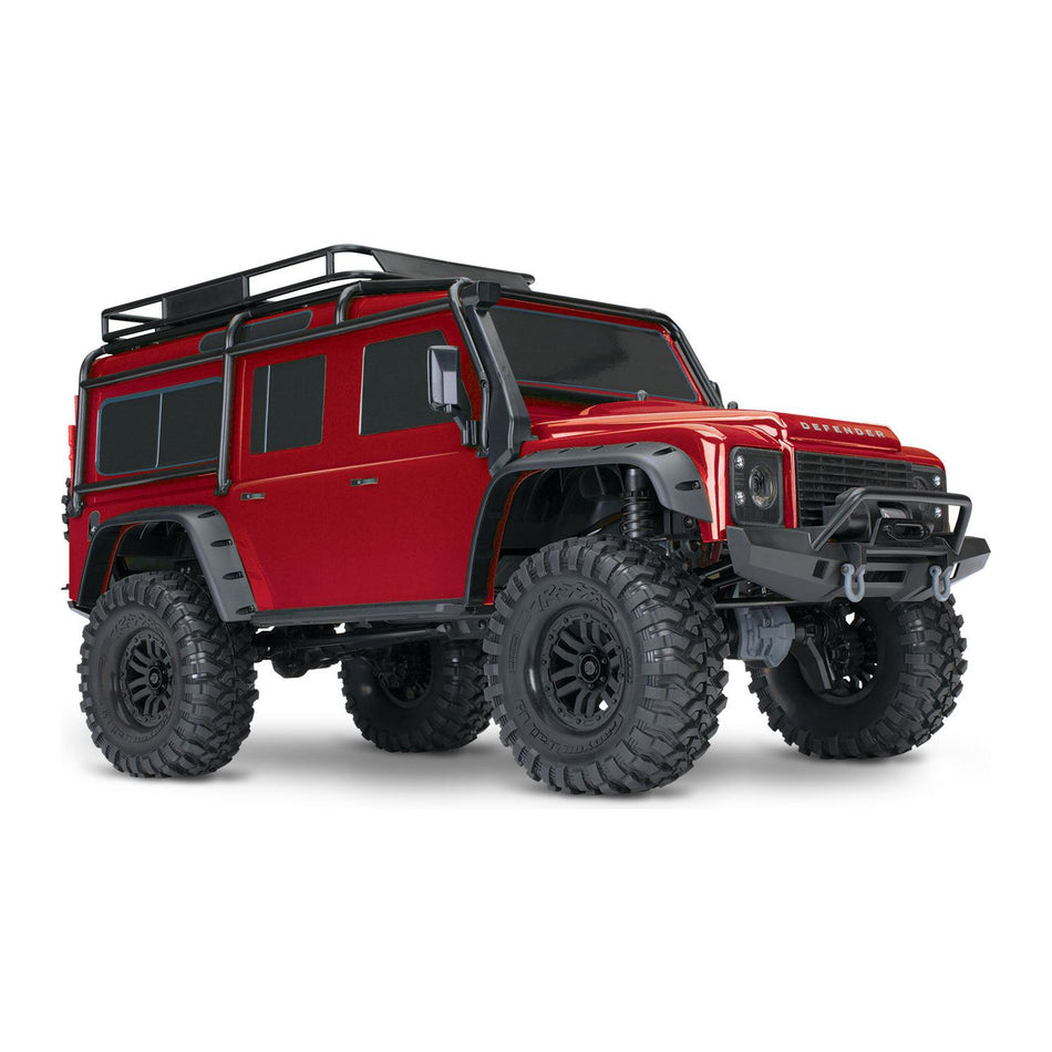 Traxxas TRX-4 Land Rover Defender RTR RC Trail Rock Crawler (Red) 82056-4