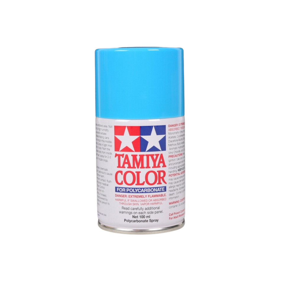 Tamiya PS-3 Light Blue Polycarbonate Spray Paint 100ml 86003