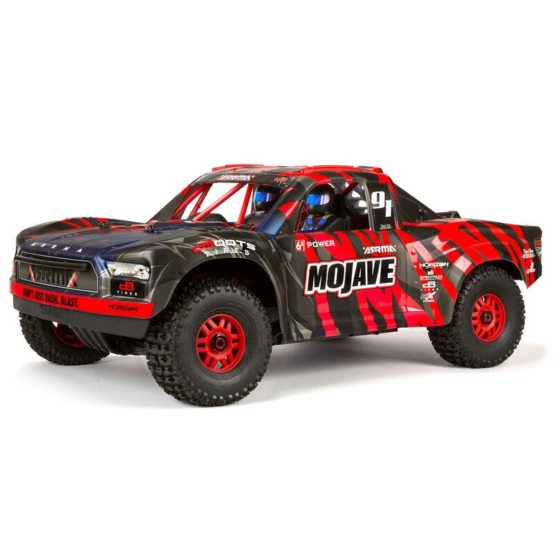 Arrma Mojave 6S BLX RC Short Course Truck RTR Red Latest Version ARA7604V2T2