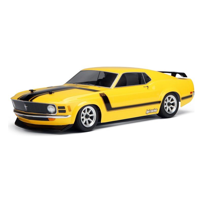 HPI 17546 1/10 1970 Ford Mustang Boss 302 Clear Body (200mm)