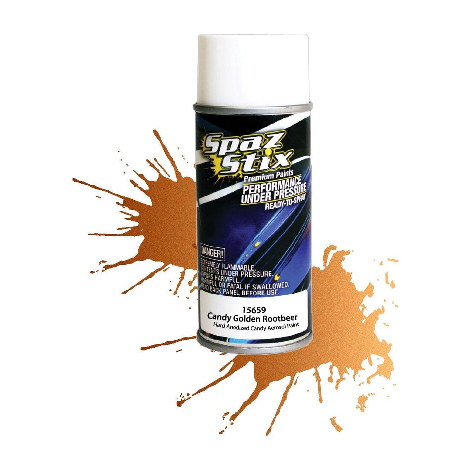 Spaz Stix Candy Rootbeer Paint, Aerosol 3.5oz 104ml Can SZX15659