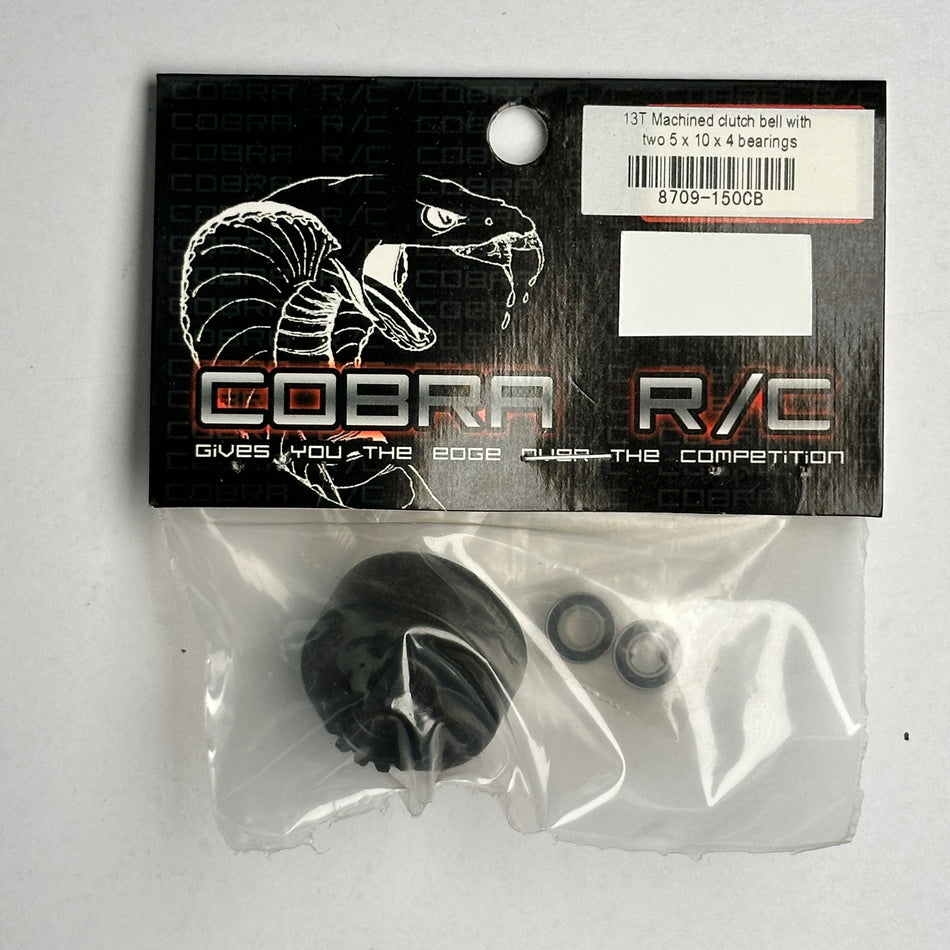 Cobra 8709-150CB 13T Clutch Bell w/ 5x10 Bearings Nitro Part [Scratch & Dent]
