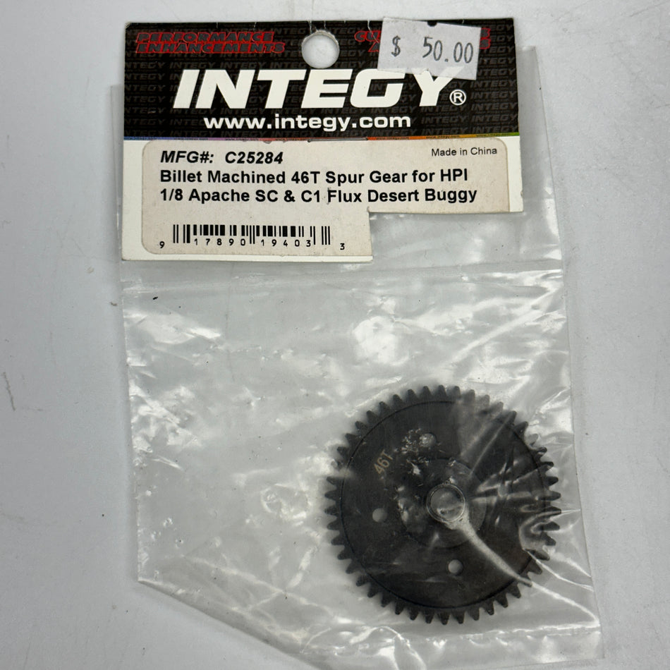 Integy C25284 46T Upgrade Spur Gear for HPI 1/8 Apache SC & C1 [Clearance Stock]