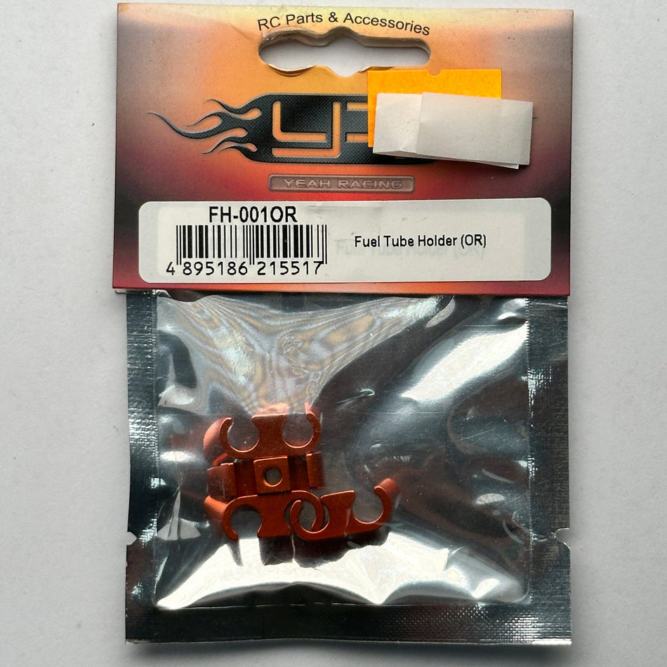 Yeah Racing FH-001OR Fuel Tube Holder Orange Nitro Part [Scratch & Dent]