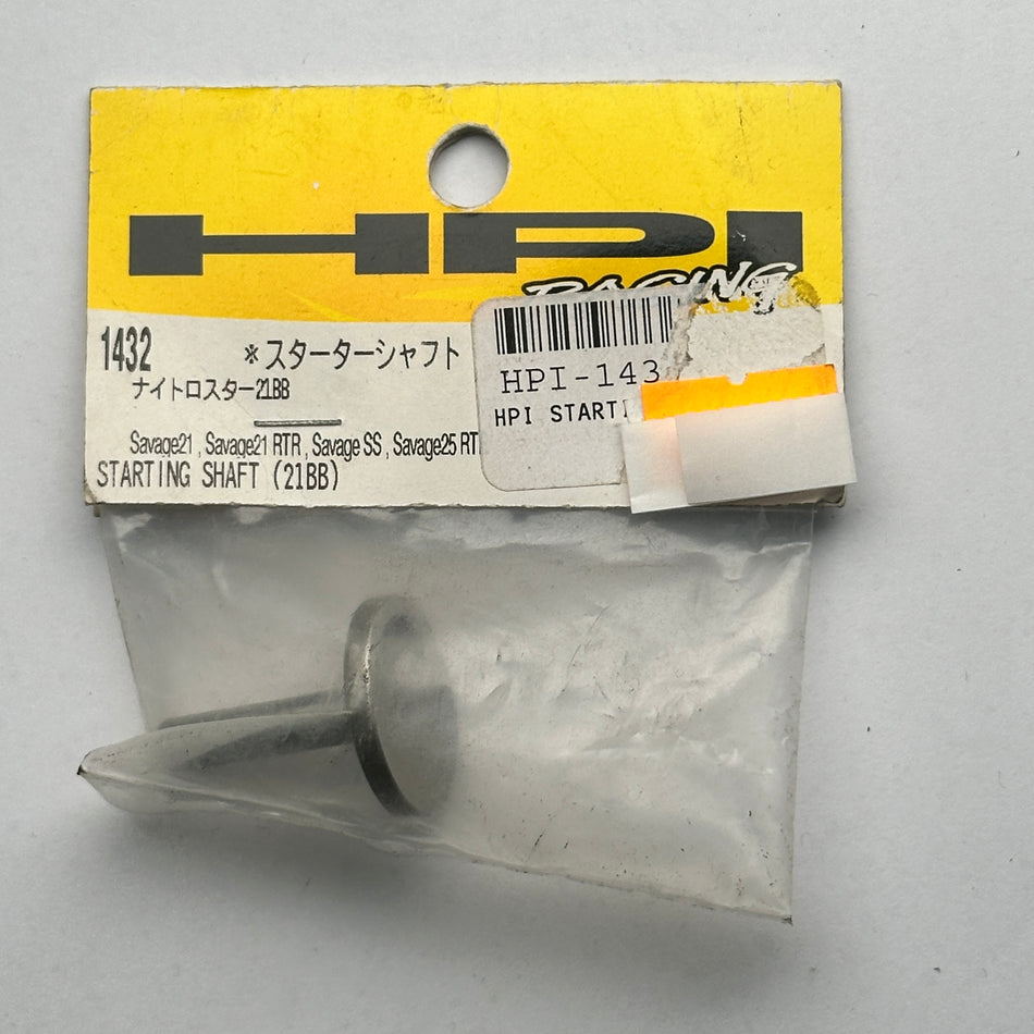 HPI 1432 Savage 21 SS 25 Starting Shaft 21BB Nitro Part [Scratch & Dent]
