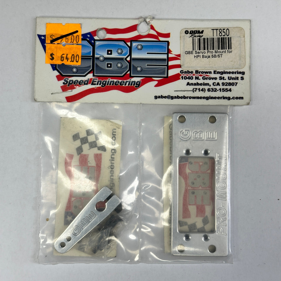 GBE Servo Pro Mount for HPI Baja 5b Horn Upgrade [Clearance Stock]