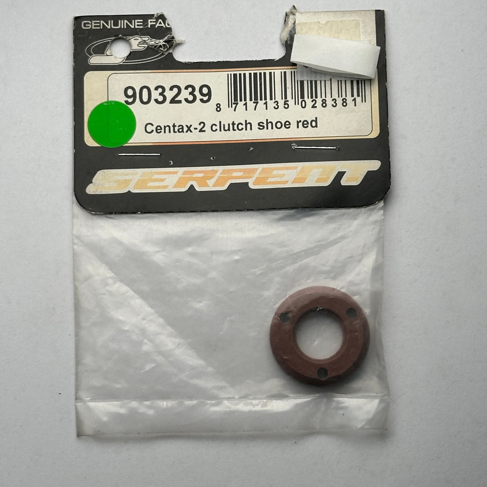 Serpent 903239 Centax 2 Clutch Shoe Red Nitro Part [Scratch & Dent]