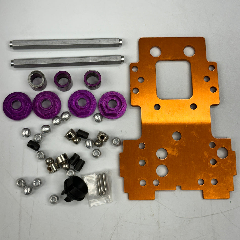 BUNDLE HPI Savage Chassis Plate Hex Parts More Alloy [Scratch & Dent]