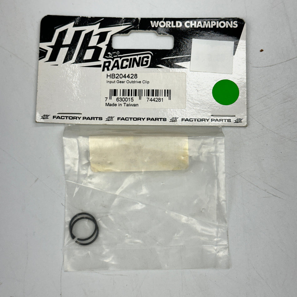 HPI HB204428 Input Gear Clip 2pcs [Clearance Stock]