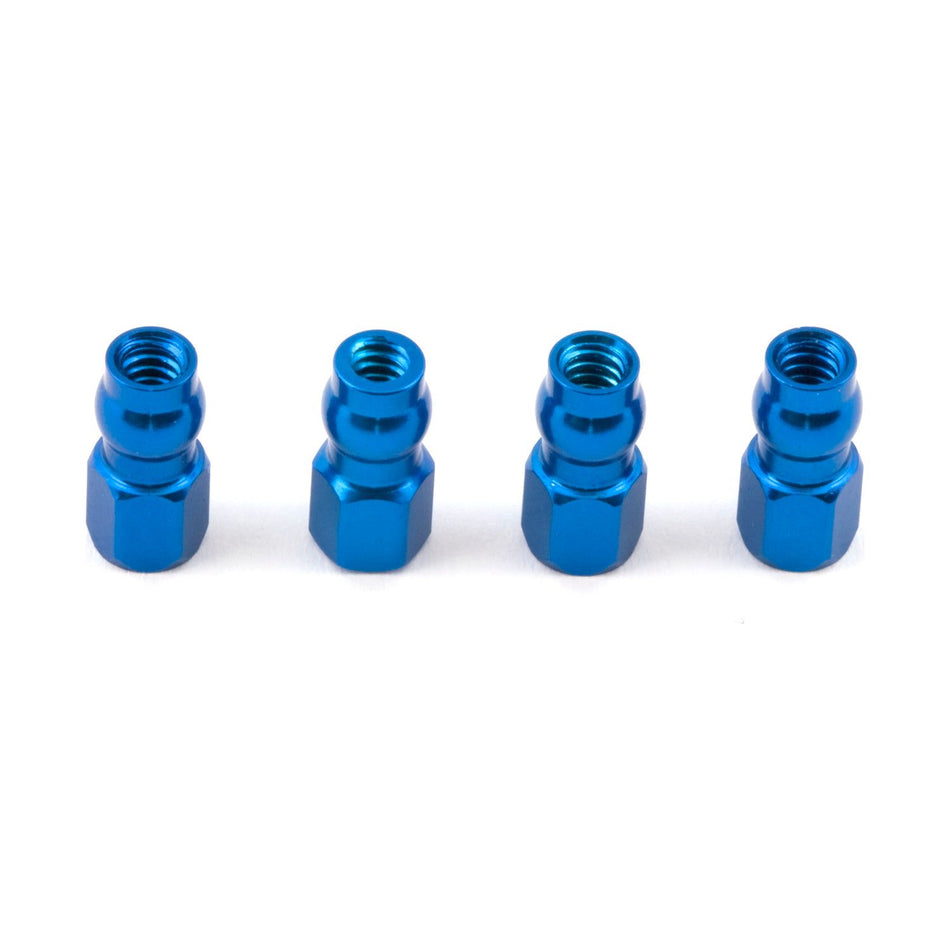 Team Associated FT Blue Aluminium Shock Bushings, Standard 1780