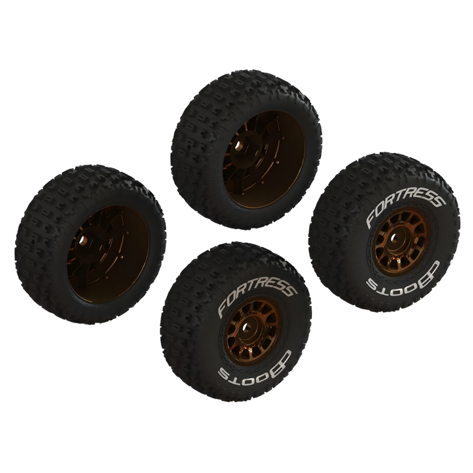 ARRMA dBoots Fortress Glued Tire Set Bronze ARA-2024
