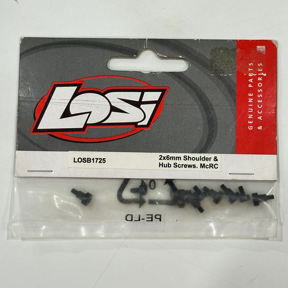 LOSI LOSB1725 Mini Rock Crawler 2x6mm Shoulder Screws & Hub Screws [Scratch & Dent]