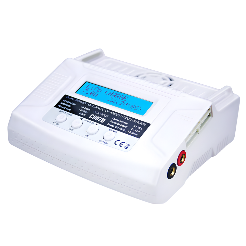 G.T. Power C607D AC/DC Smart Charger For LiPo/LiFe/Lilo/LiHv/NiMH/NiCd/Pb Batteries