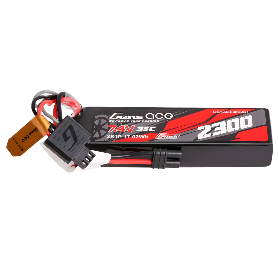 Gens Ace G-Tech 2300mAh 2S 7.4V 35C LiPo iEC2 GEA232S35E2GT