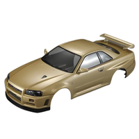Killerbody Nissan Skyline R34 Pre-Painted 1/10 Touring Car Body (Champaign Gold) 48645