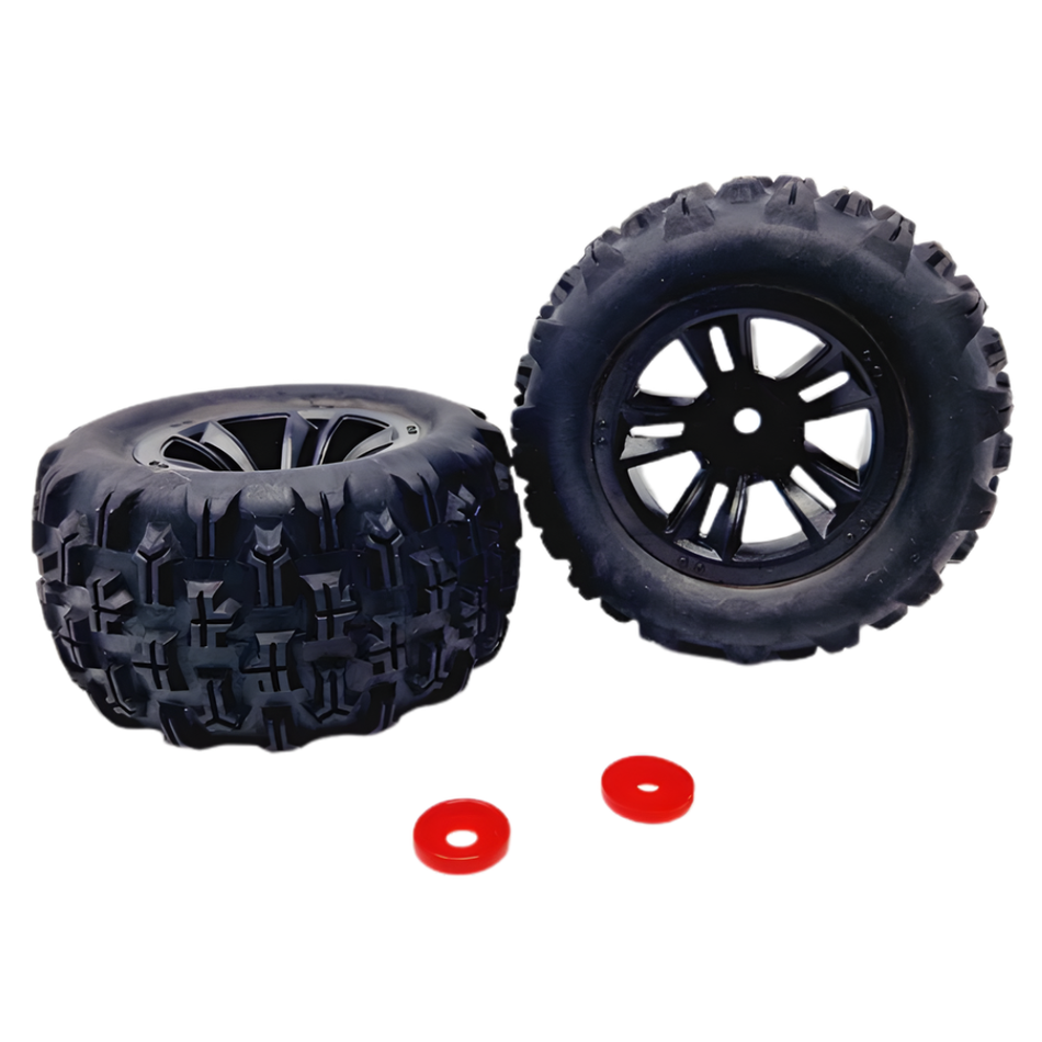 MJX Hyper Go Truggy Wheels & Tyres (2pcs) 16300B