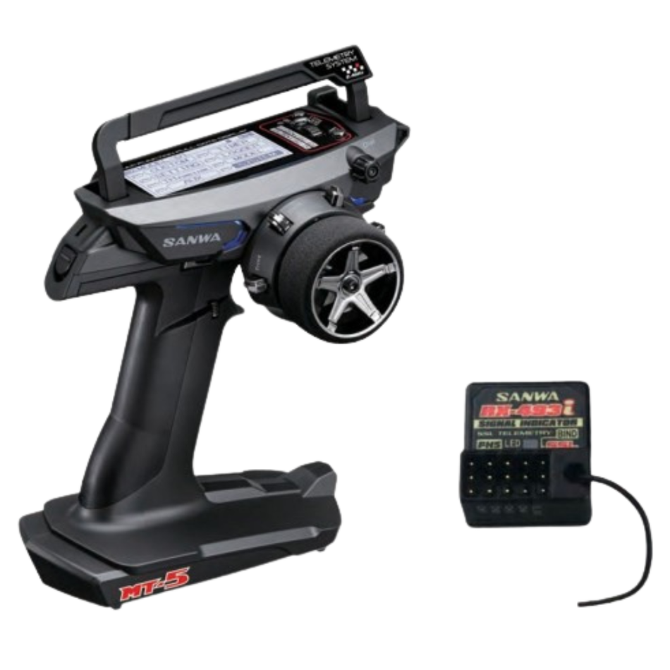 Sanwa MT-5 FH5 FH5U 4-Channel 2.4GHz Radio System RX-493i 00114251