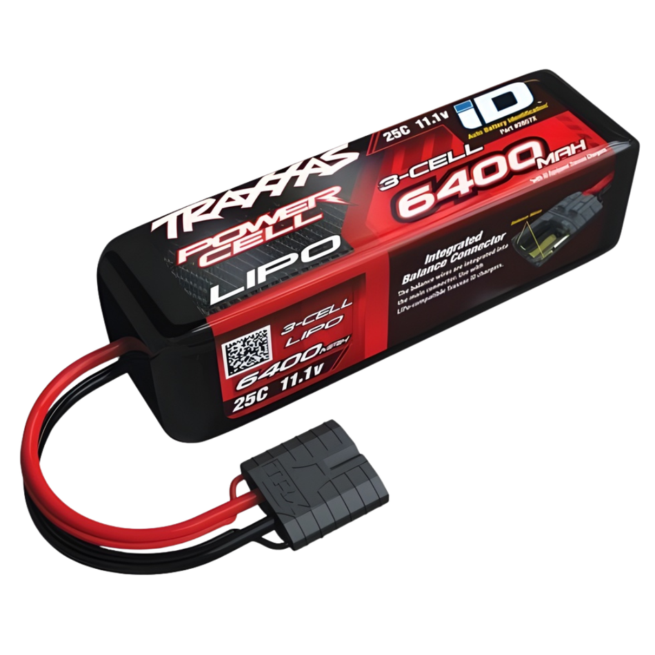 Traxxas 2857X 11.1V 6400mAh 3 Cell 25C LiPo Battery Suits Traxxas Models 2857X