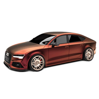 24KRC Audi RS7 Sportback Body Set Clear Unpainted AF-ARS7S