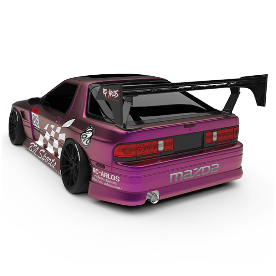 Rc Rx7 Shell 24KRC Mazda RX7 FC BN Sports Body Set Clear Unpainted 1/10 RC Body She ...