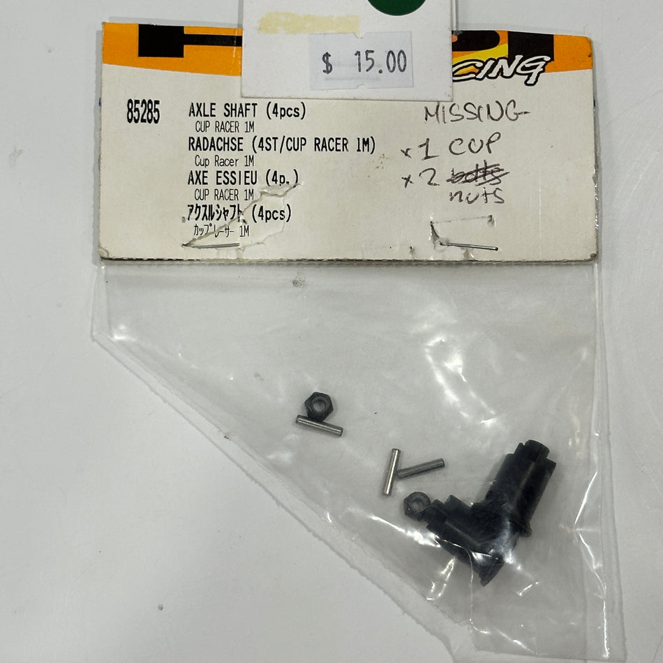 HPI 85285 Cup Racer Axle Shaft Missing Parts [Scratch & Dent]