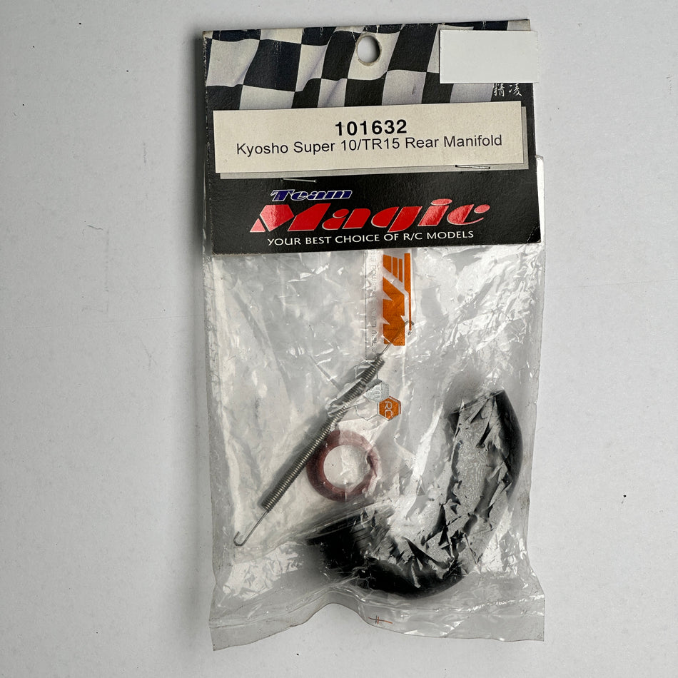 Team Magic 101632 Kyosho Super 10/TR15 Rear Manifold Nitro Part [Scratch & Dent]