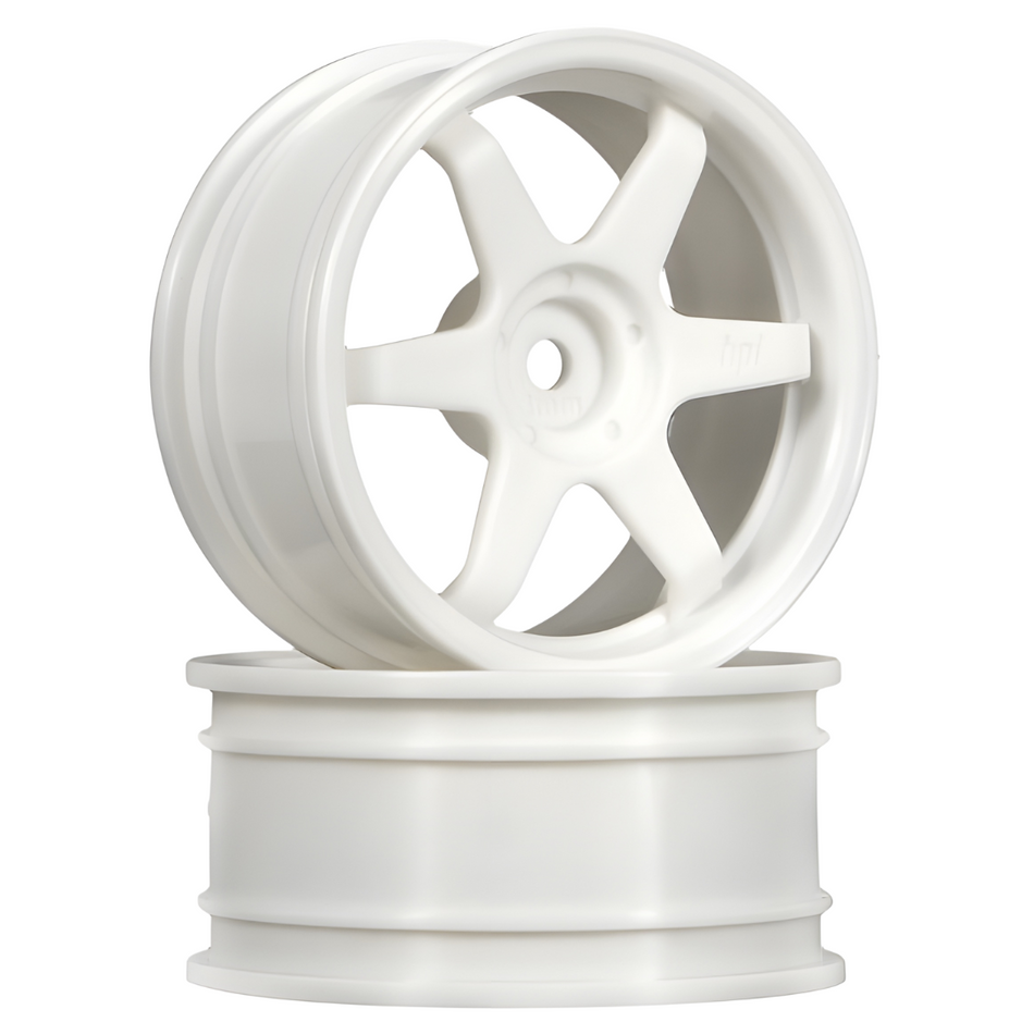 HPI TE37 Wheel 26mm Touring Car 3mm Offset White 3840