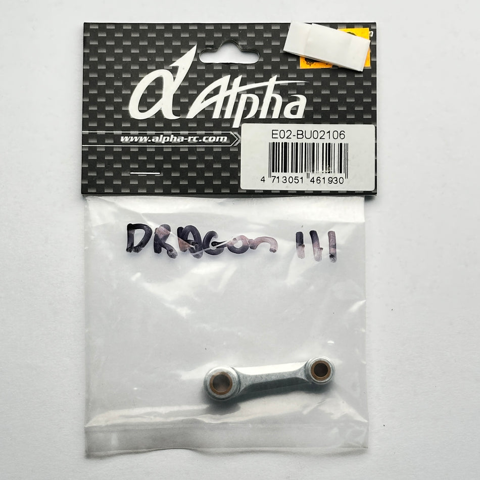 Alpha E02-BU02106 Connecting Rod Dragon III Nitro Part [Scratch & Dent]