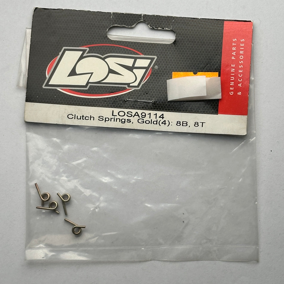 Losi LOSA9114 Clutch Spring Gold 4pcs 8B 8T Nitro Part [Scratch & Dent]