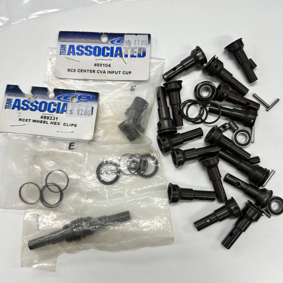Team Associated RC8 Outdrives CVA Hex Inputs [QW058 Scratch & Dent]