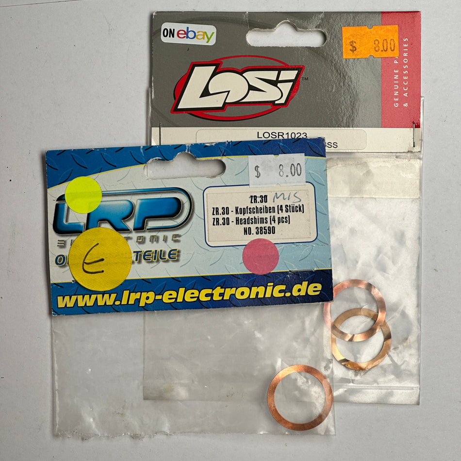 BUNDLE Headshims ZR.30 & M26SS .1mm Nitro Parts [Scratch & Dent]